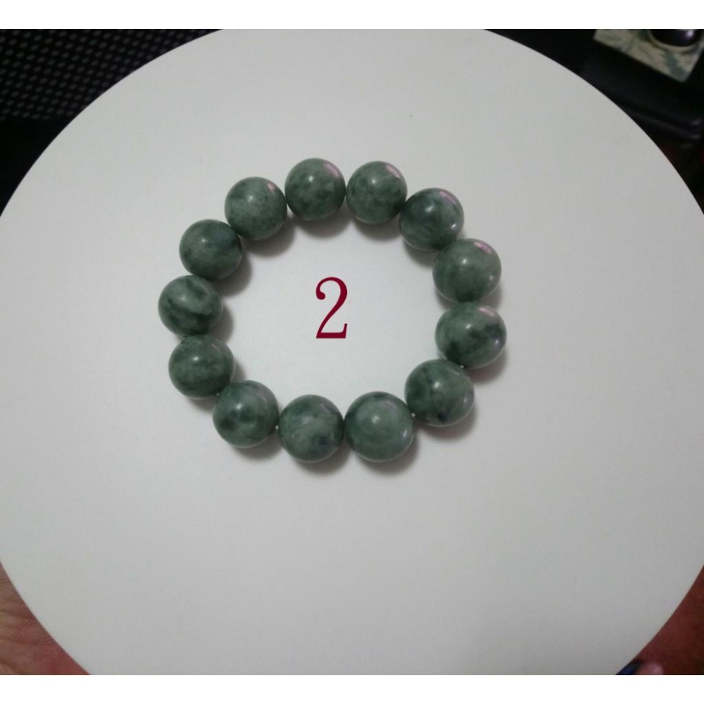 ㊣TiBi手趣㊣木行大咪數大顆粒大磁場15.5mm+-16mm天然油綠溫柔綠岫玉素串手串手圍17-17.5CM-細節圖6