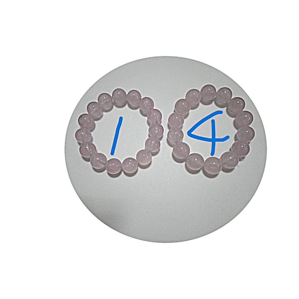 ㊣TiBi手趣㊣火行大咪數大顆粒大貢丸大磁場大串珠14.5-15mm+天然粉晶芙蓉晶素串手串~手圍17-17.5cm-細節圖5