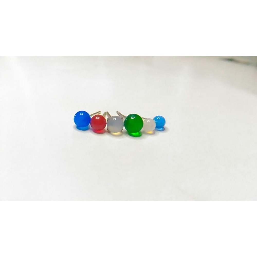 ~12/15新組商品～題び～拉維德爾＞防過敏925純銀304不銹鋼316不銹鋼耳釘3mm4mm5mm6mm白綠藍紅瑪瑙-細節圖3