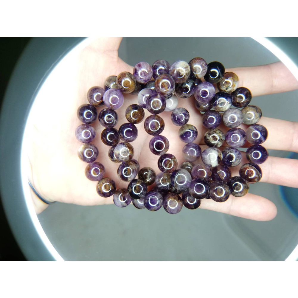 ㊣TiBi手趣㊣◆情牽水晶時刻舒心◆最古老的水晶天然極光23~11mm+手串手鍊素串~手圍17CM-細節圖2