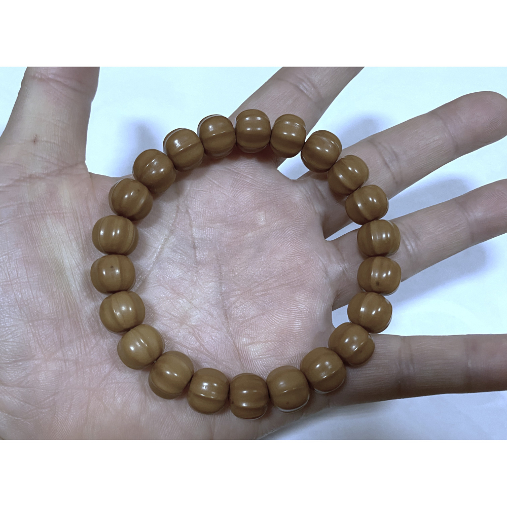 ㊣TiBi手趣㊣情牽水晶◆實木系列◆天然猴頭木星星款鯊魚背核桃款筒珠紋路款素串手串10mm+11.5mm+~手圍19CM-細節圖5