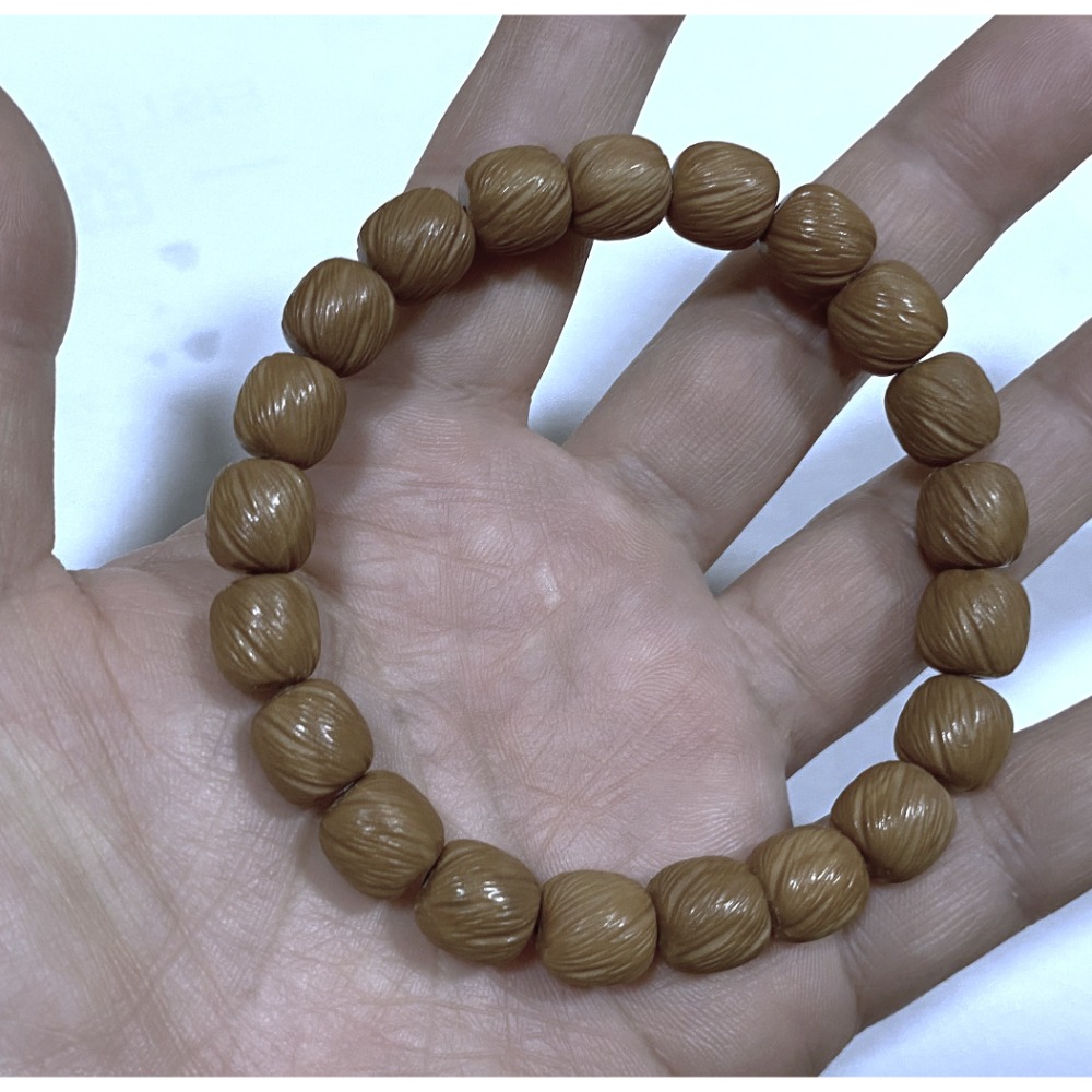 天然猴頭木筒珠紋路款素串手串10mm+