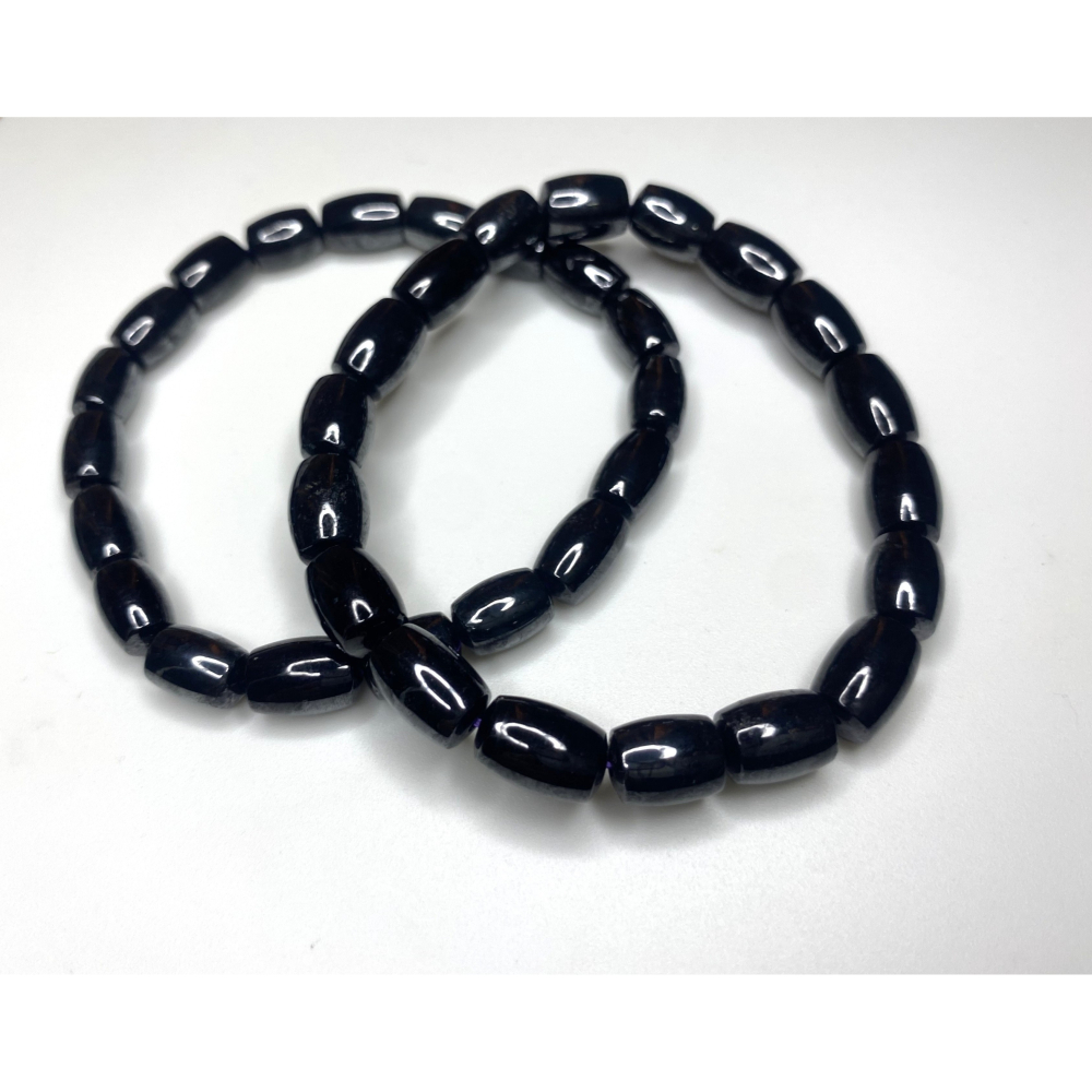 ㊣TiBi手趣㊣◆情牽水晶時刻舒心◆天然鐵蘇紀石鐵杉石鐵舒俱徠筒珠6.5mm+手圍16cm-細節圖2