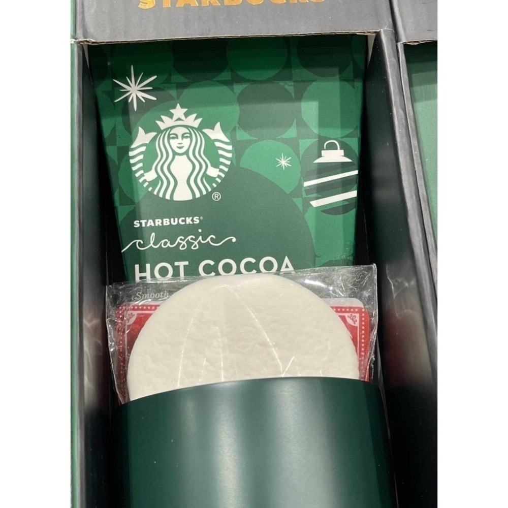 🔥台灣現貨🔥Starbucks 星巴克 聖誕節 不銹鋼杯禮盒(附杯蓋) 591ml*2入 雙色-細節圖5
