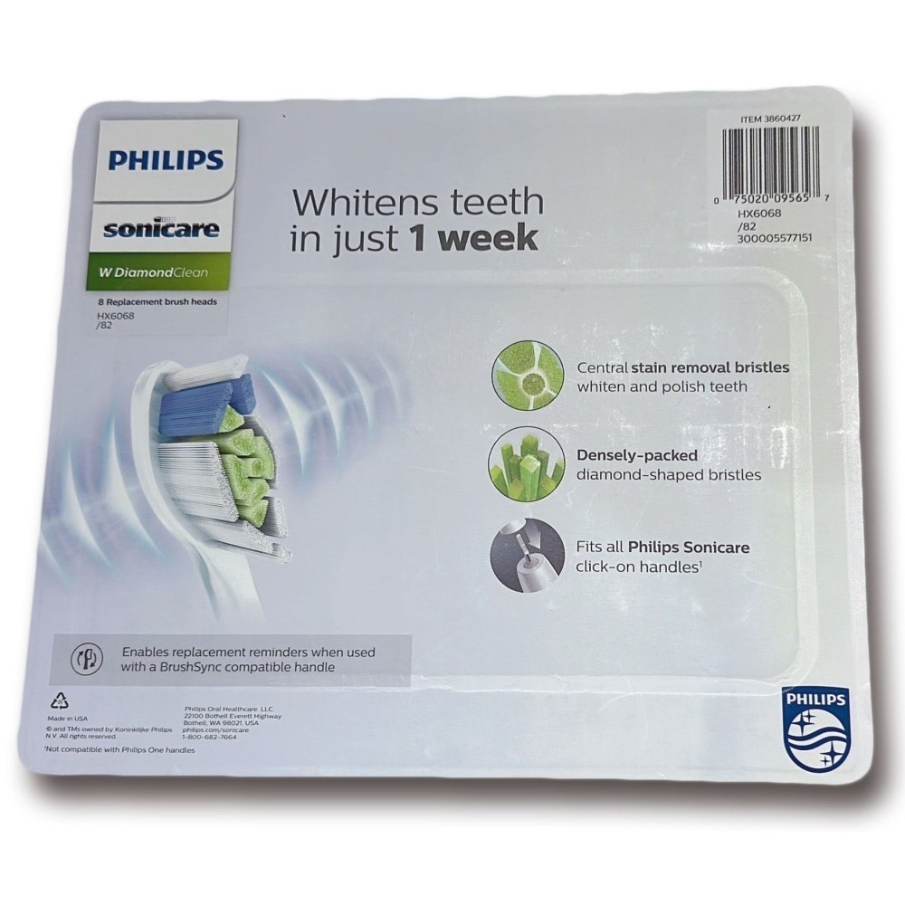 🔥台灣現貨🔥Philips 飛利浦 智能電動牙刷替換刷頭 8入 C3硬刷頭 W軟刷頭-細節圖4