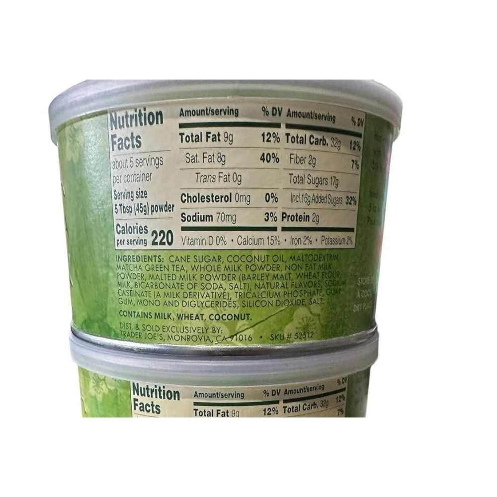 🔥台灣現貨🔥 Trader Joe＇s 抹茶綠茶拿鐵粉 227g-細節圖4