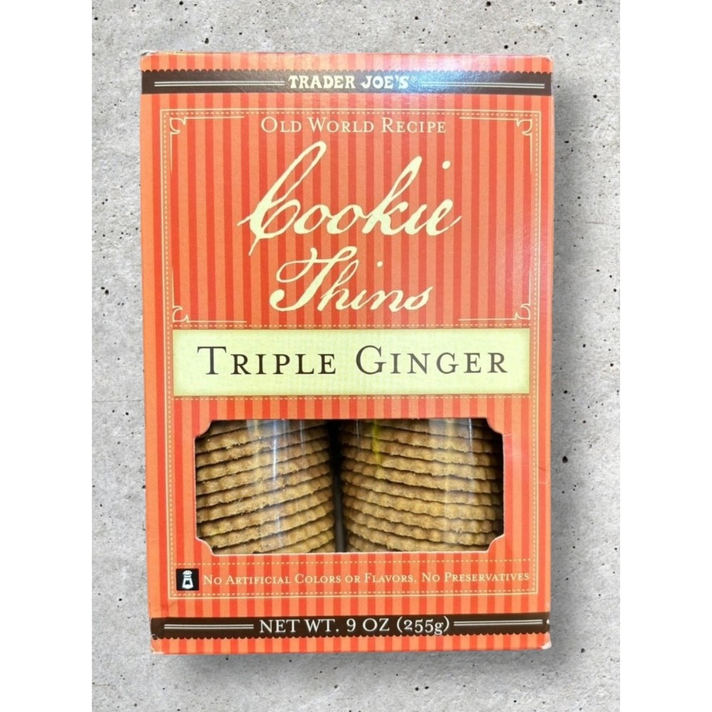 🔥台灣現貨🔥Trader Joe＇s 薄片餅乾255g 檸檬/三倍薑-細節圖5