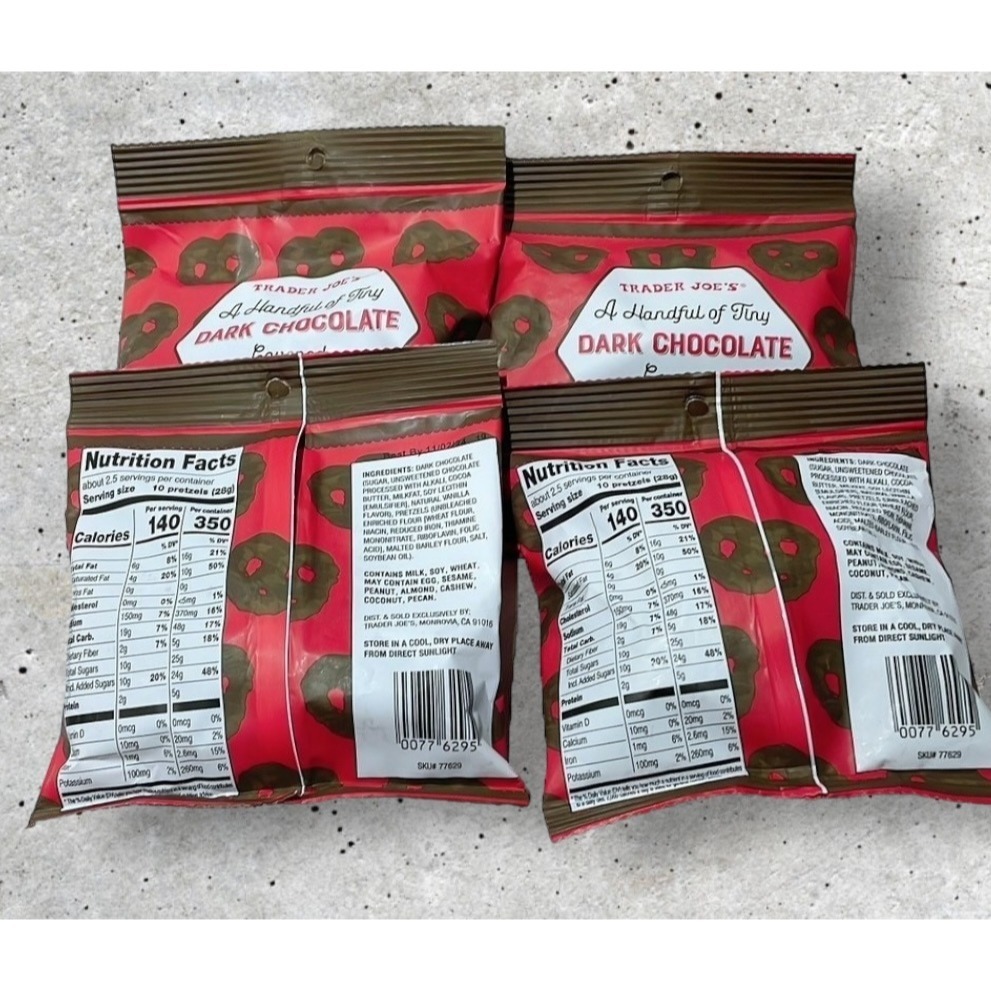 🔥台灣現貨🔥Trader Joe＇s 一把小黑巧克力椒鹽捲餅 71g-細節圖2