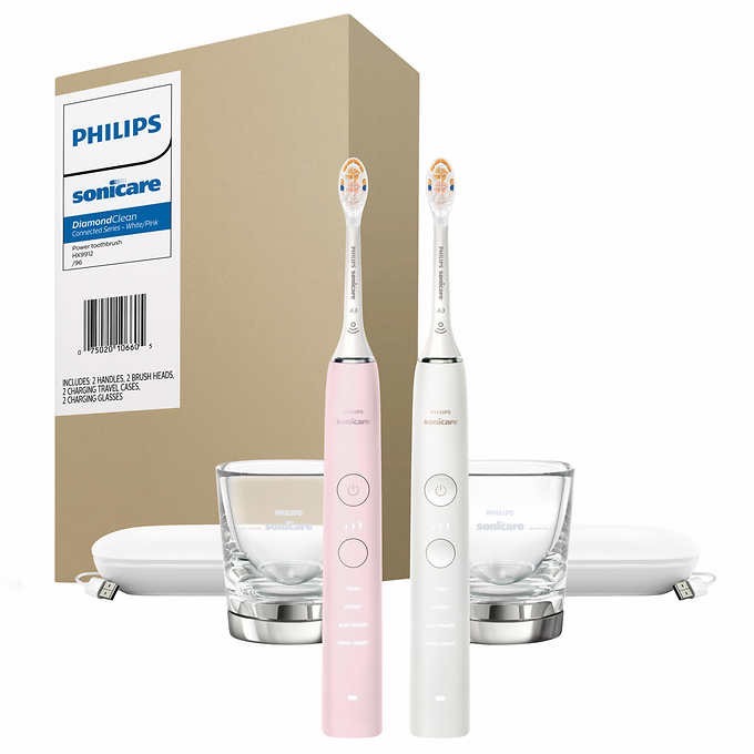 🔥台灣現貨🔥PHILIPS 飛利浦 Sonicare DiamondClean 新版音波電動牙刷2入 HX9912-細節圖8