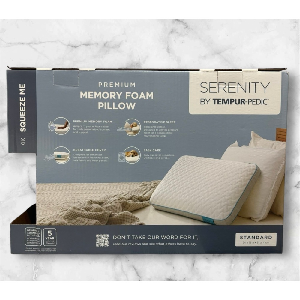 🔥台灣現貨🔥丹普Tempur 2024新包裝 記憶枕頭(無購證) 美國好市多代購 一入裝-細節圖2