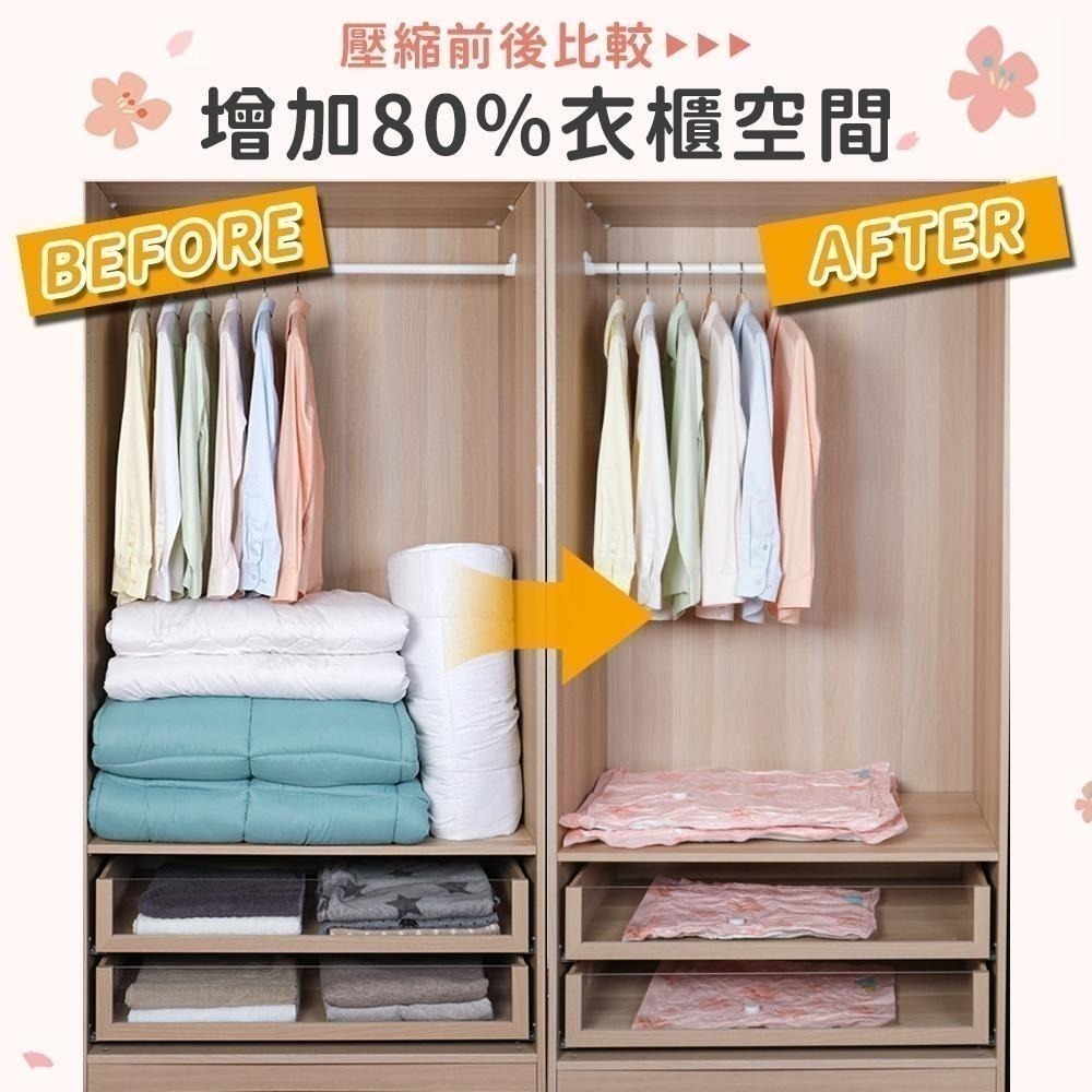 【同闆購物】抽氣式真空壓縮袋真空收納袋 抽氣收納袋 真空袋 居家收納 衣物收納  真空壓縮袋 收納袋 壓縮袋-細節圖4