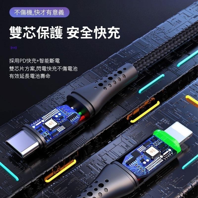 【同闆購物】麥多多McDoDo 九代 斑馬 PD快充 麥多多智能充電線 充電線 PD線 PD 傳輸充電線 快充 充電線-細節圖7