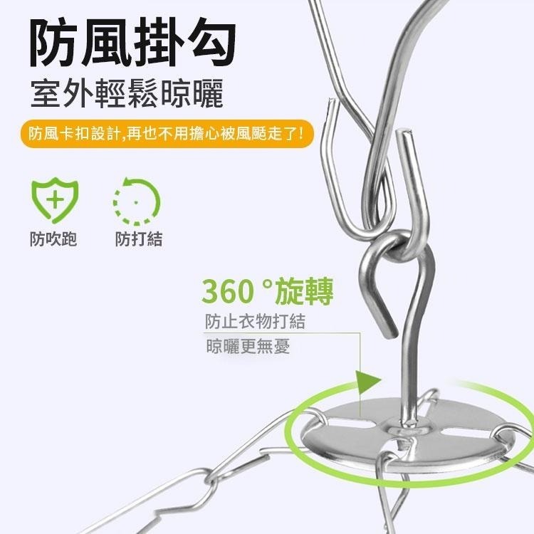 【同闆購物】20夾不鏽鋼曬衣架 防風曬衣架 曬衣夾 曬襪架 曬內褲衣夾 防風掛勾 曬襪鐵架 不銹鋼曬衣架 晾衣夾-細節圖5