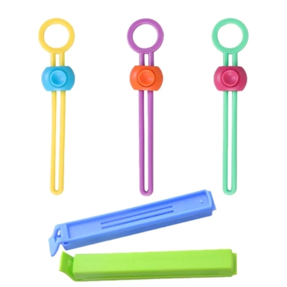 【同闆購物】食品封口夾 密封夾 封口夾 食品密封夾 食品夾子 食物保鮮夾 封袋夾 零食夾 食品夾 密封綁帶 食品密封綁帶-細節圖2