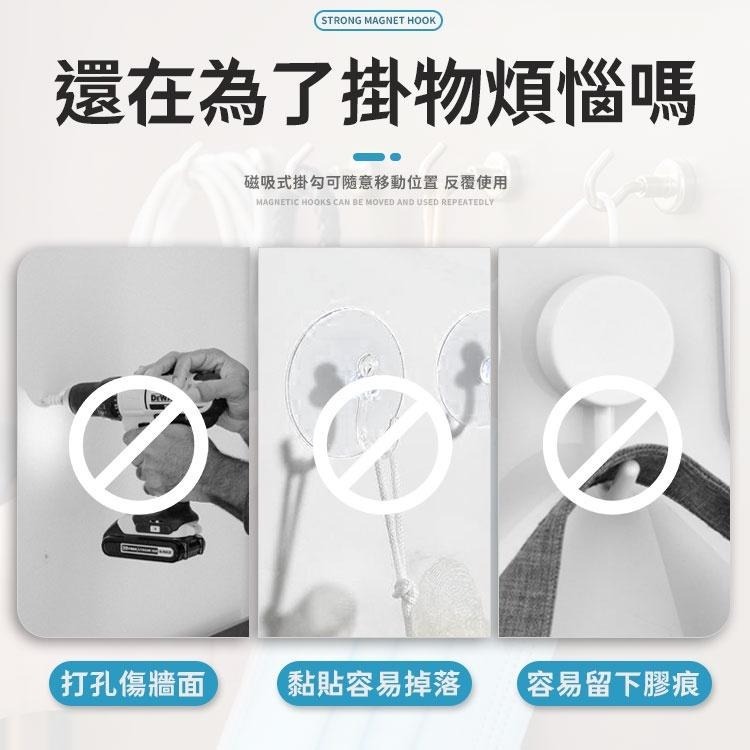 【同闆購物】磁吸掛勾 磁鐵掛勾 掛勾  釹鐵硼強磁 露營掛勾 強力磁鐵掛鉤 磁吸鉤 磁性掛勾 磁鐵掛鉤 強力磁鐵掛勾-細節圖2