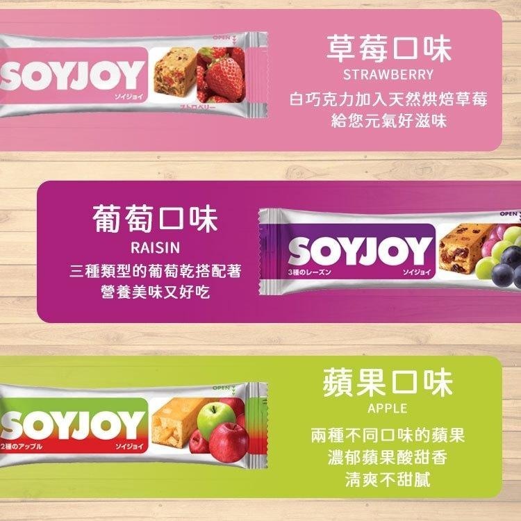 【同闆購物】SOYJOY 大豆營養棒 營養棒  餅乾 大豆棒 水果營養棒 膳食纖維 營養高糧餅乾 水果棒 運動食品-細節圖4