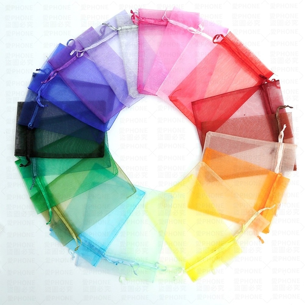 【同闆購物】飾品袋 雪紗袋 紗袋 喜糖袋 歐根紗袋 素色束口紗袋 禮物袋 束口袋 首飾袋 紗袋束口袋 紗網袋 婚禮小物袋-細節圖2