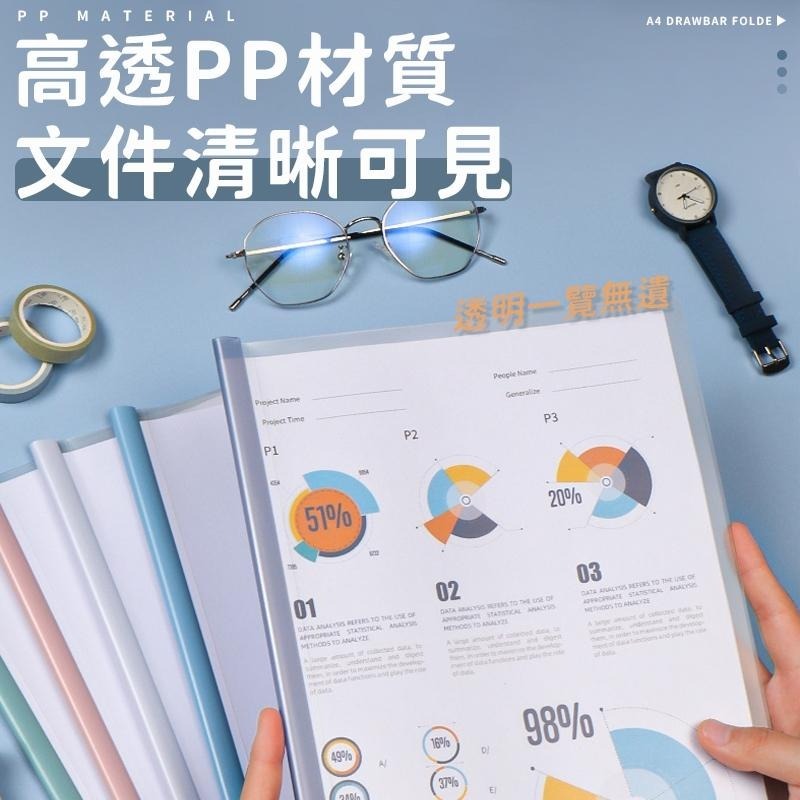 【同闆購物】A4抽桿文件夾 防水文件夾 文件夾 資料夾 防水資料夾 A4資料夾 水滴桿 抽桿文件夾 水滴抽桿文件夾-細節圖3