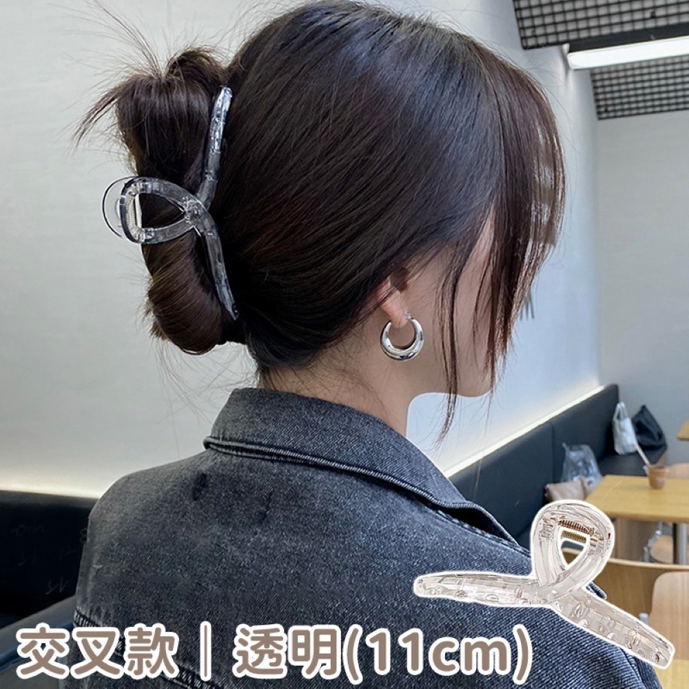 【同闆購物】🔥韓妞必備🔥法式髮夾 霧面髮夾 造型髮夾 髮飾 髮夾 韓式氣質鯊魚夾 韓版髮夾 大髮夾 鯊魚夾 金屬夾-規格圖8