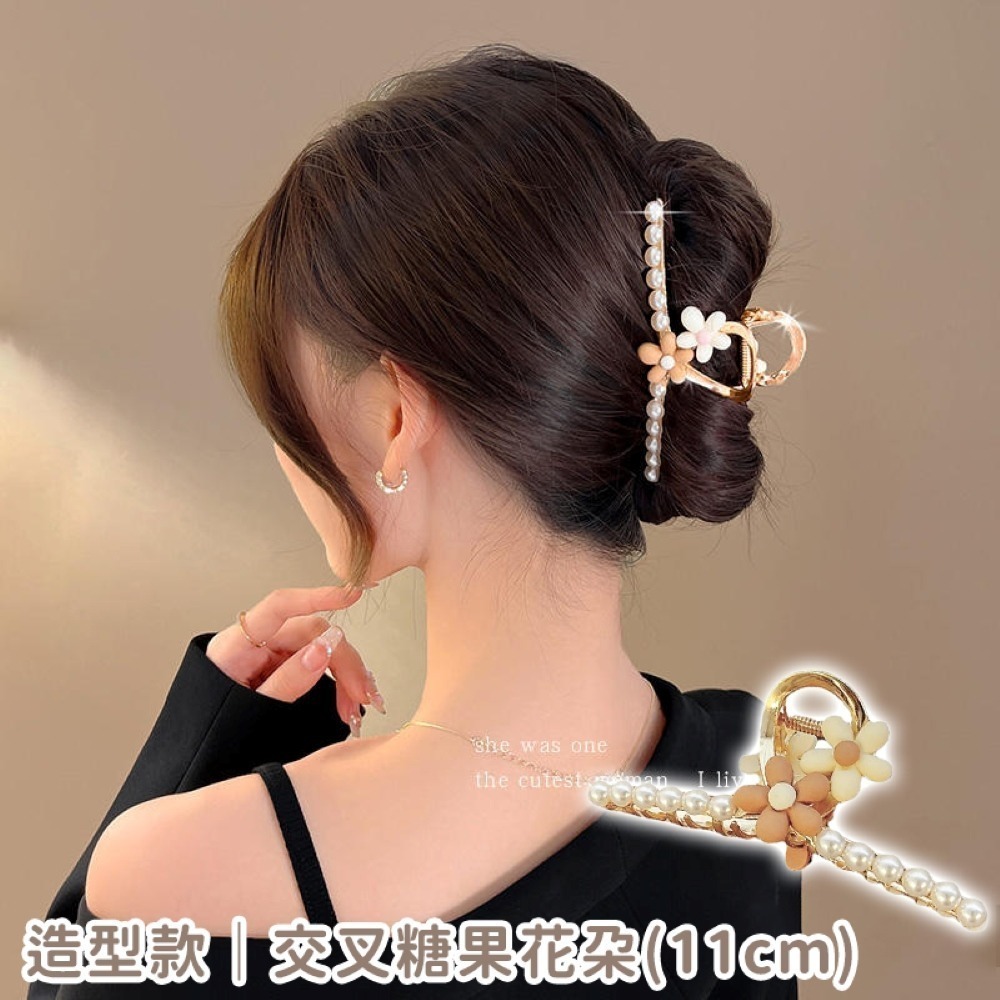 【同闆購物】🔥韓妞必備🔥法式髮夾 霧面髮夾 造型髮夾 髮飾 髮夾 韓式氣質鯊魚夾 韓版髮夾 大髮夾 鯊魚夾 金屬夾-規格圖8