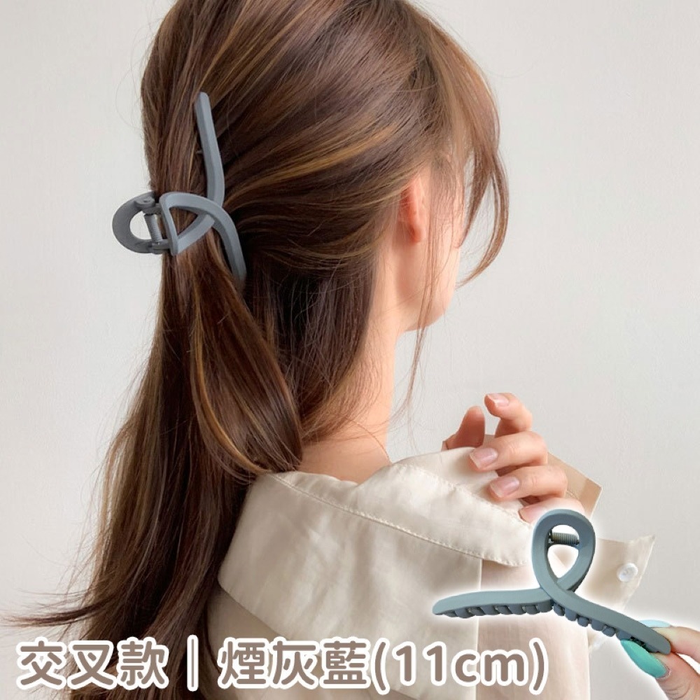 【同闆購物】🔥韓妞必備🔥法式髮夾 霧面髮夾 造型髮夾 髮飾 髮夾 韓式氣質鯊魚夾 韓版髮夾 大髮夾 鯊魚夾 金屬夾-規格圖8