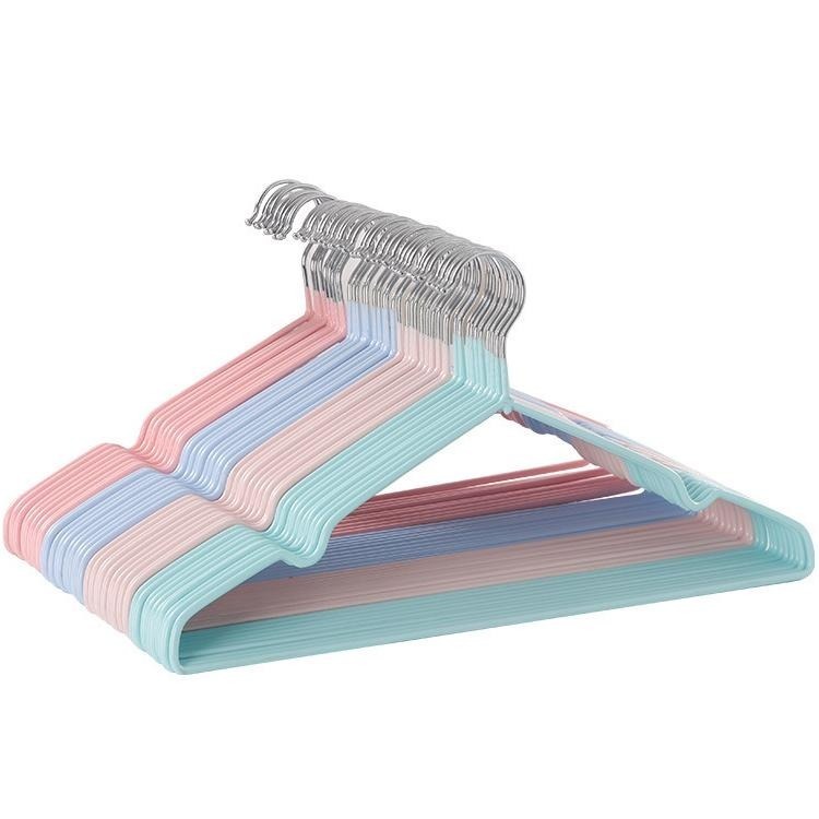 【同闆購物】🔥超止滑🔥不鏽鋼浸塑衣架 曬衣架 掛衣架 不鏽鋼衣架 防滑曬衣架  兒童衣架 成人衣架 浸塑衣架-細節圖2