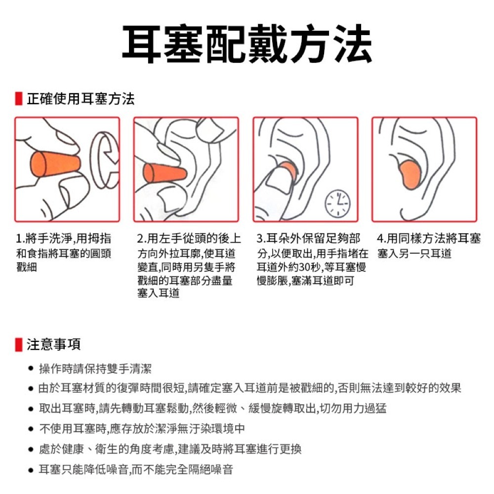【同闆購物】3M1100隔音耳塞 防噪音 睡眠 工作學習海棉 降噪靜音 耳塞 3M抗噪音耳塞 防噪音 降低噪音耳塞-細節圖8