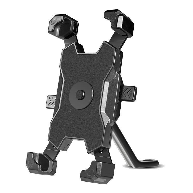 【Lovephone】秒鎖手機支架 機車導航 四爪 手機支架 機車架 自鎖機車手機支架 X型 腳踏車架 導航架 檔車-細節圖2