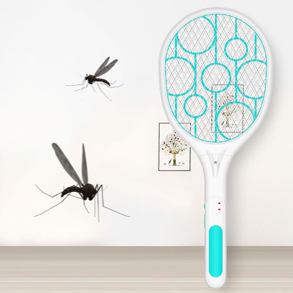 【同闆購物】充電式電蚊拍 電蚊拍 滅蚊拍  大網面電蚊拍 手電筒 捕蚊拍  三層大電蚊拍  捕蚊燈 USB充電 滅蚊拍-細節圖2