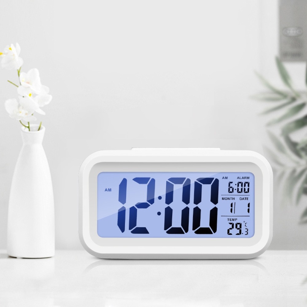 【同闆購物】鬧鐘 多功能電子鬧鐘 貪睡鬧鐘 聰明鐘 電子鐘 LCD夜光 時鐘 靜音時鐘 鬧鈴 智慧鬧鐘 小鬧鐘 智能鐘-細節圖2