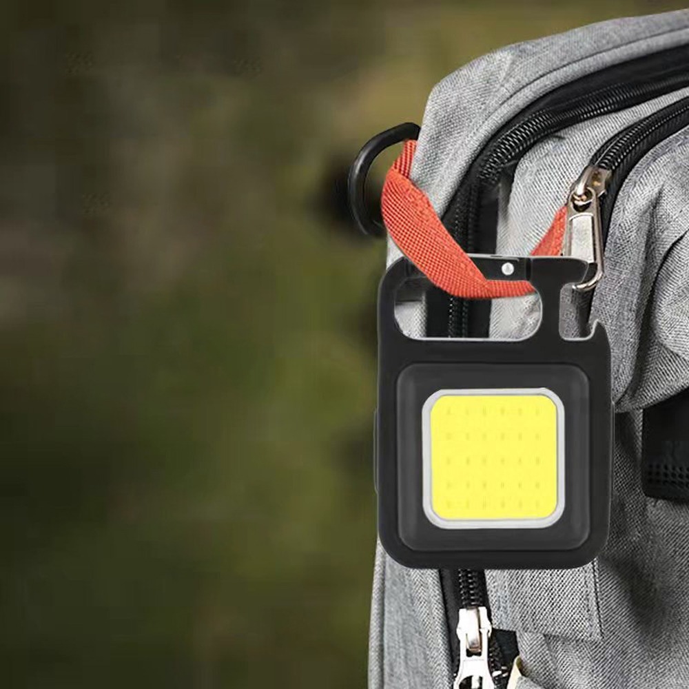 【同闆購物】D扣鑰匙扣燈 露營燈 露營 鈕扣燈 多功能應急燈 應急燈 迷你手電筒 隨身燈 COB燈 照明燈 工作燈-細節圖8