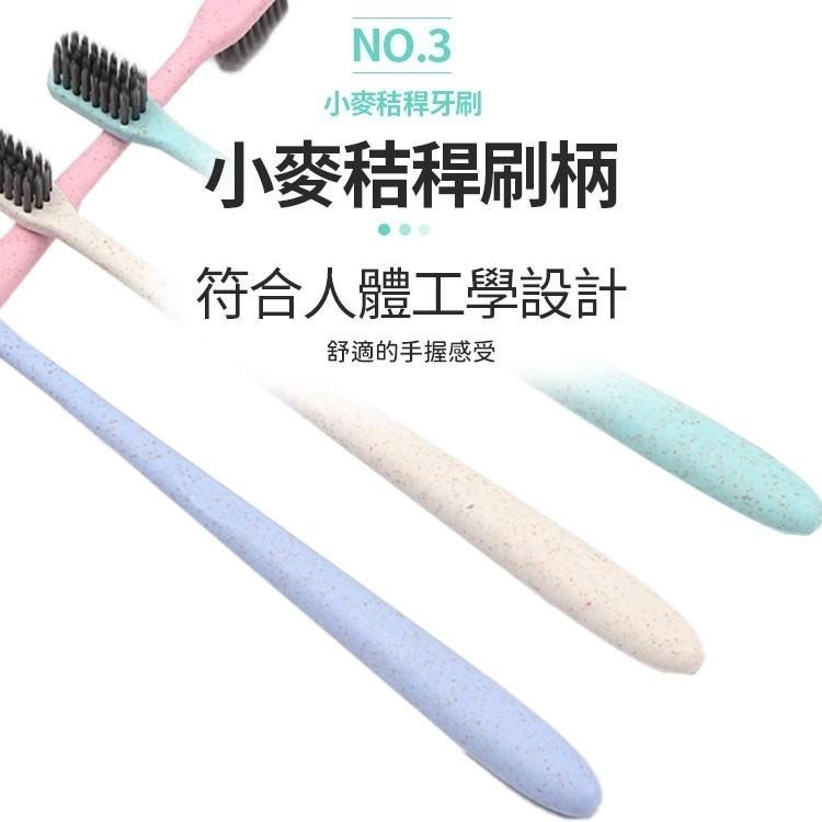 【同闆購物】小麥秸桿牙刷 牙刷 環保 旅行牙刷 小麥牙刷 一次性牙刷 外出牙刷  小牙刷 小麥秸稈 成人牙刷 竹炭軟毛-細節圖4