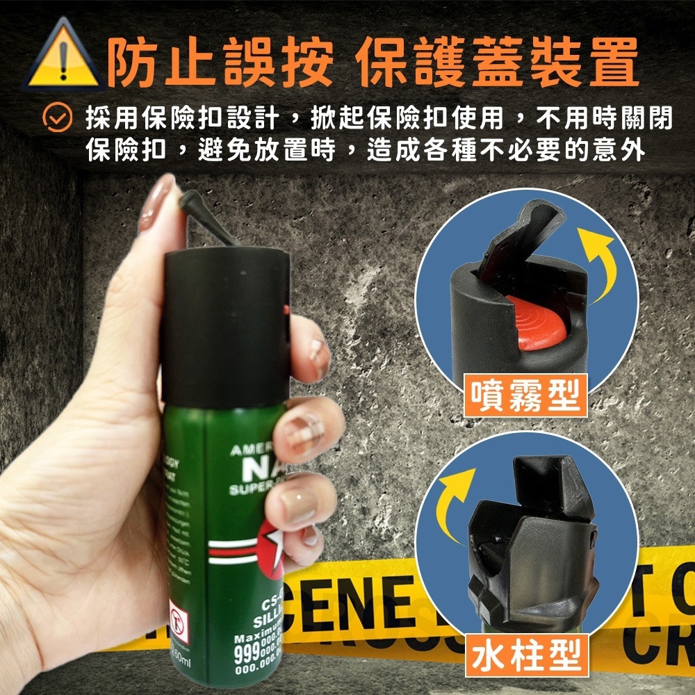 【同闆購物】安全必備⚠️德國NATO 防狼噴霧劑 辣椒水 防狼噴霧 防身用品 防狼噴霧器 水柱防狼噴霧 防身辣椒水-細節圖6