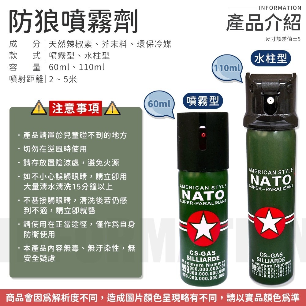 【同闆購物】安全必備⚠️德國NATO 防狼噴霧劑 辣椒水 防狼噴霧 防身用品 防狼噴霧器 水柱防狼噴霧 防身辣椒水-細節圖8