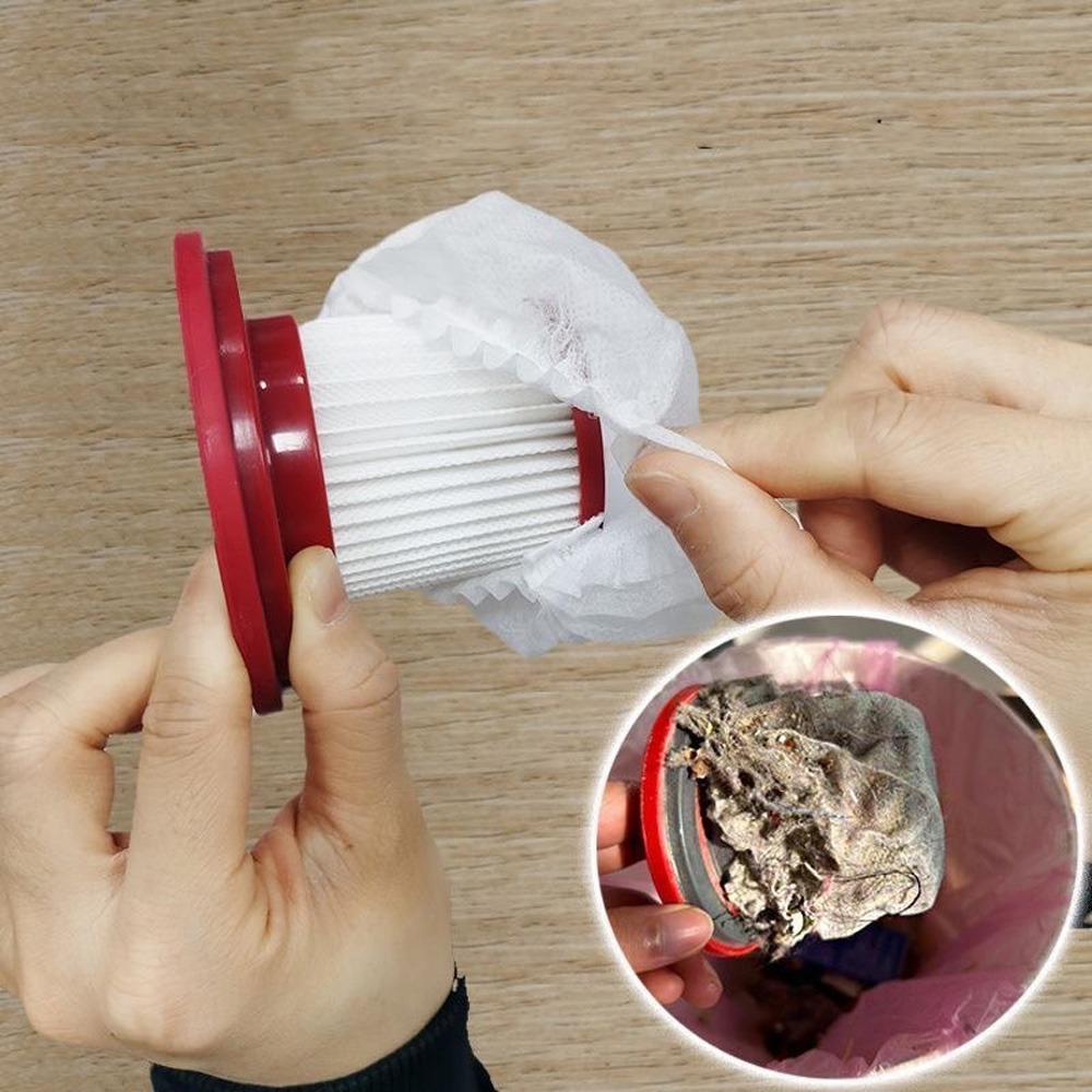 【同闆購物】吸塵器濾網套 一次性吸塵器濾網套 吸塵器濾網 濾網套 拋棄式濾網 濾芯網套 拋棄式濾芯 吸塵器配件 過濾髒污-細節圖2
