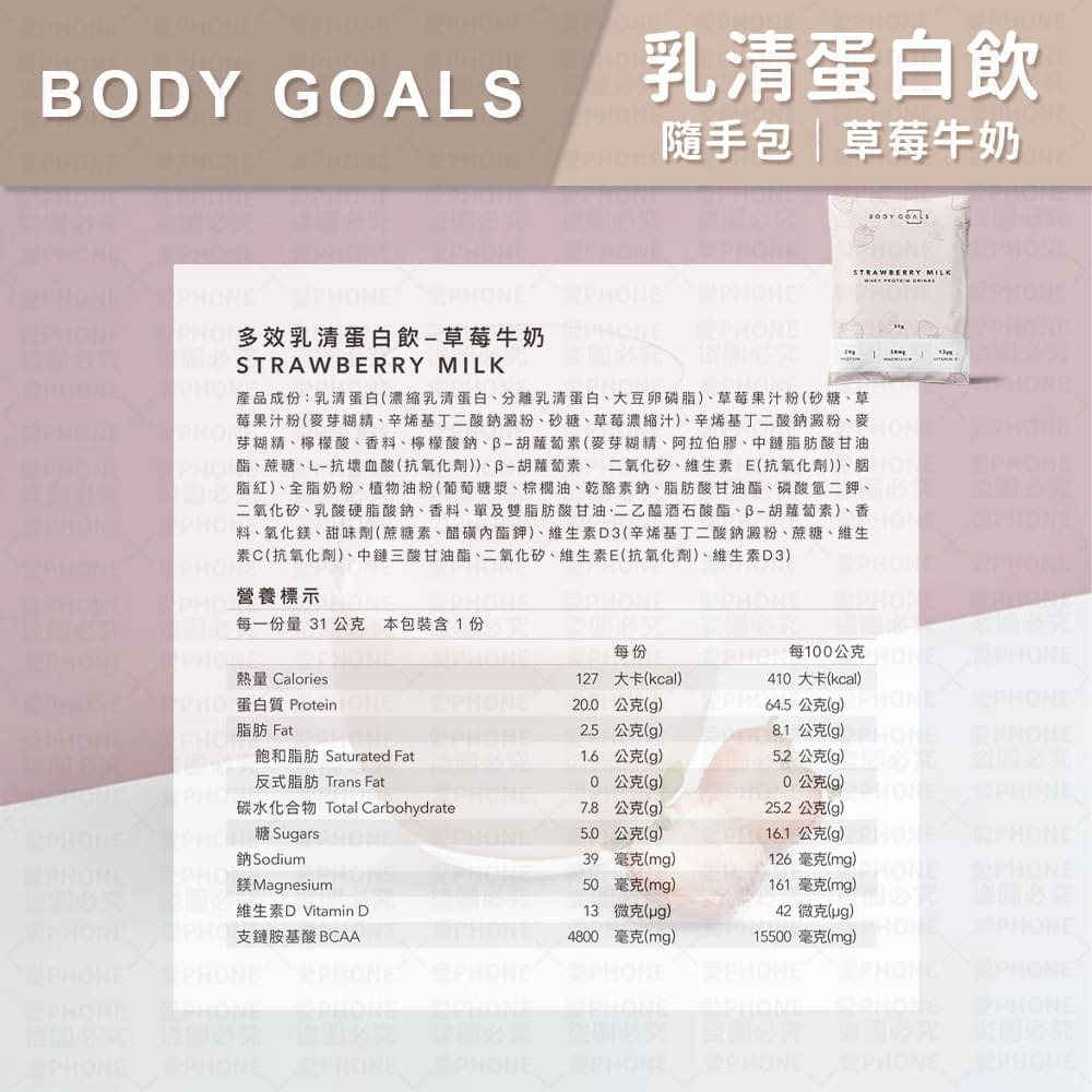 【同闆購物】BODY GOALS🥛 60包送1包 高蛋白 多效乳清蛋白飲 豌豆蛋白飲 蛋白飲 乳清蛋白 Light-規格圖8