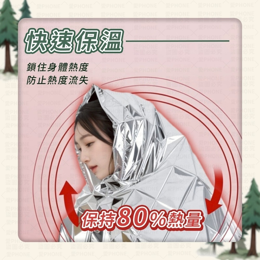 【同闆購物】野外求生必備 求生毯 急救毯 救援毯 緊急救生毯 急救保溫毯 救生毯 保暖毯 急救毯 地震救援毯 保溫毯-細節圖7
