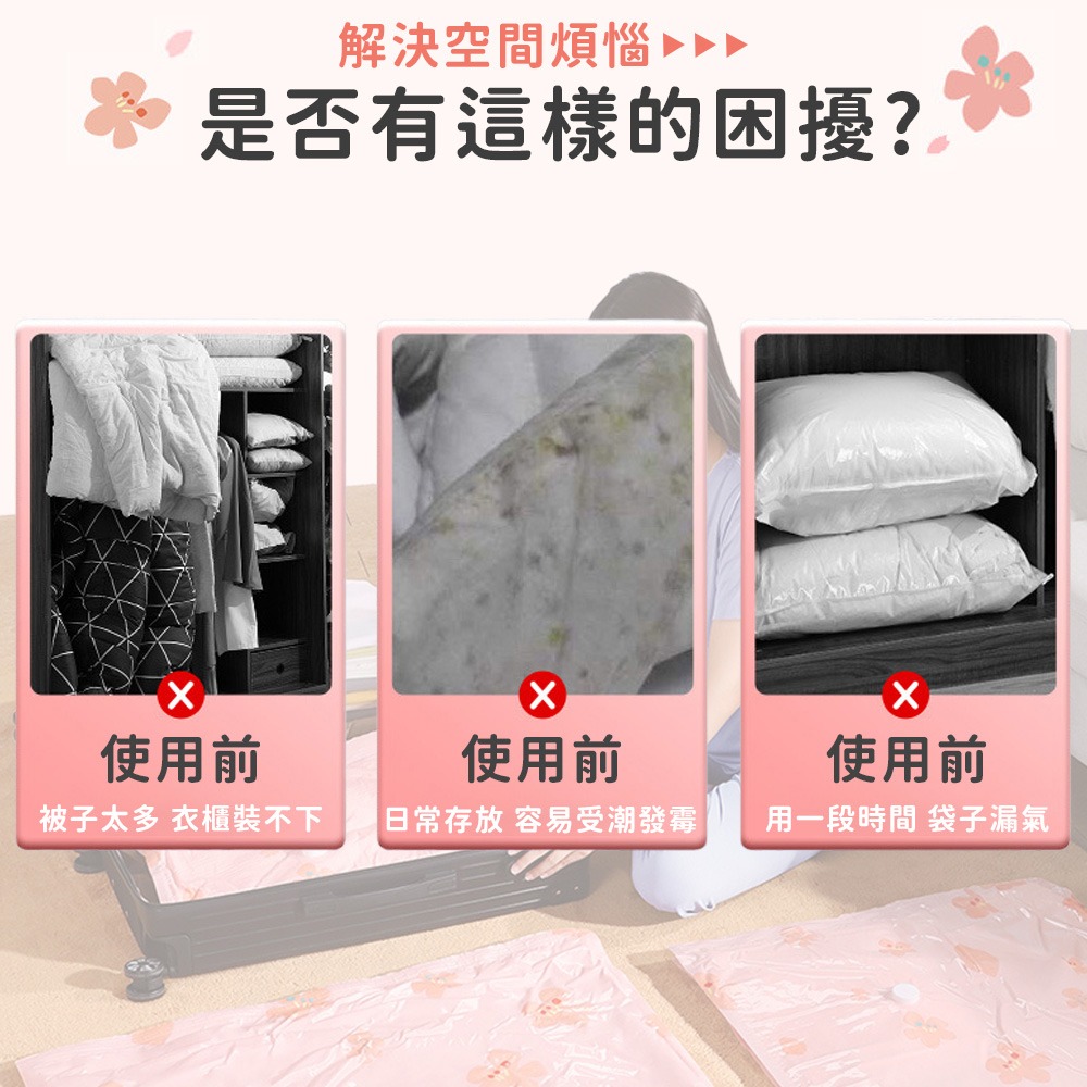 抽氣式真空壓縮袋 真空壓縮袋 收納袋  壓縮袋 手卷式壓縮袋 真空收納袋 抽氣收納袋 真空袋 居家收納袋 衣物收納袋-細節圖2