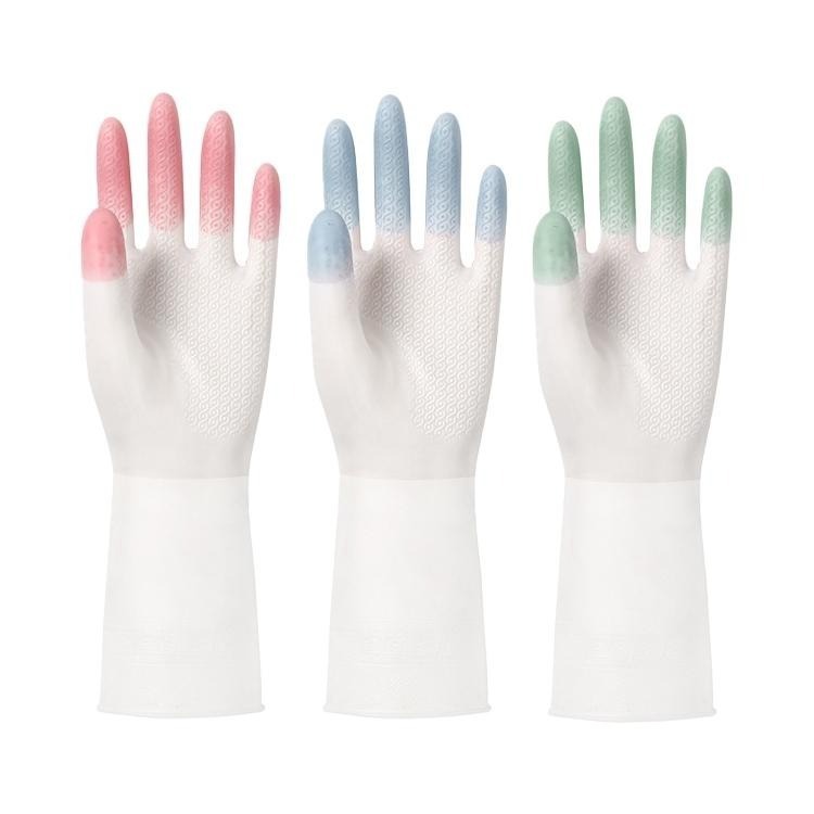 洗碗手套 家事手套 防水手套 乳膠手套 防水乳膠手套 工作手套 清潔手套 橡膠手套 廚房手套 橡膠洗碗手套 家用手套-細節圖2