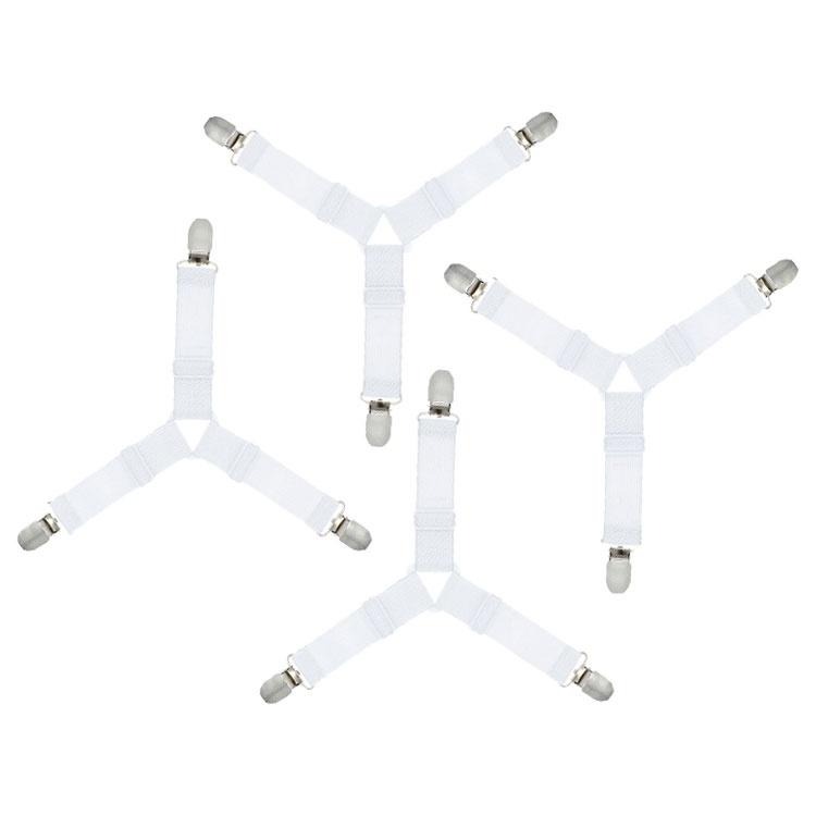 床單固定器 三扣床單扣 床單固定夾 扣床罩 扣固定器 床單夾 床單扣 防滑床單固定器 床罩扣固定器 鬆緊帶固定夾-細節圖2
