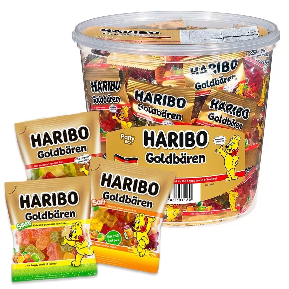 HARIBO哈瑞寶軟糖 好市多 HARIBO 德國小熊天然水果軟無香料無色素 水果軟糖 軟糖 德國軟糖 小熊軟糖-細節圖3