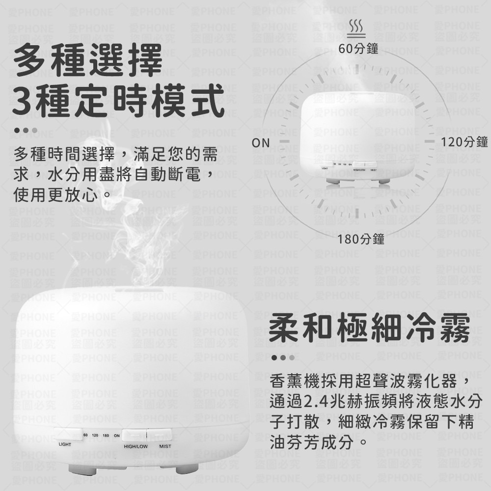 香薰空氣加濕器 香薰機 擴香機 薰香機 薰香器 空氣加濕機 水氧機 噴霧機 噴霧機 加濕器 精油噴霧 噴霧器 加濕機-細節圖5