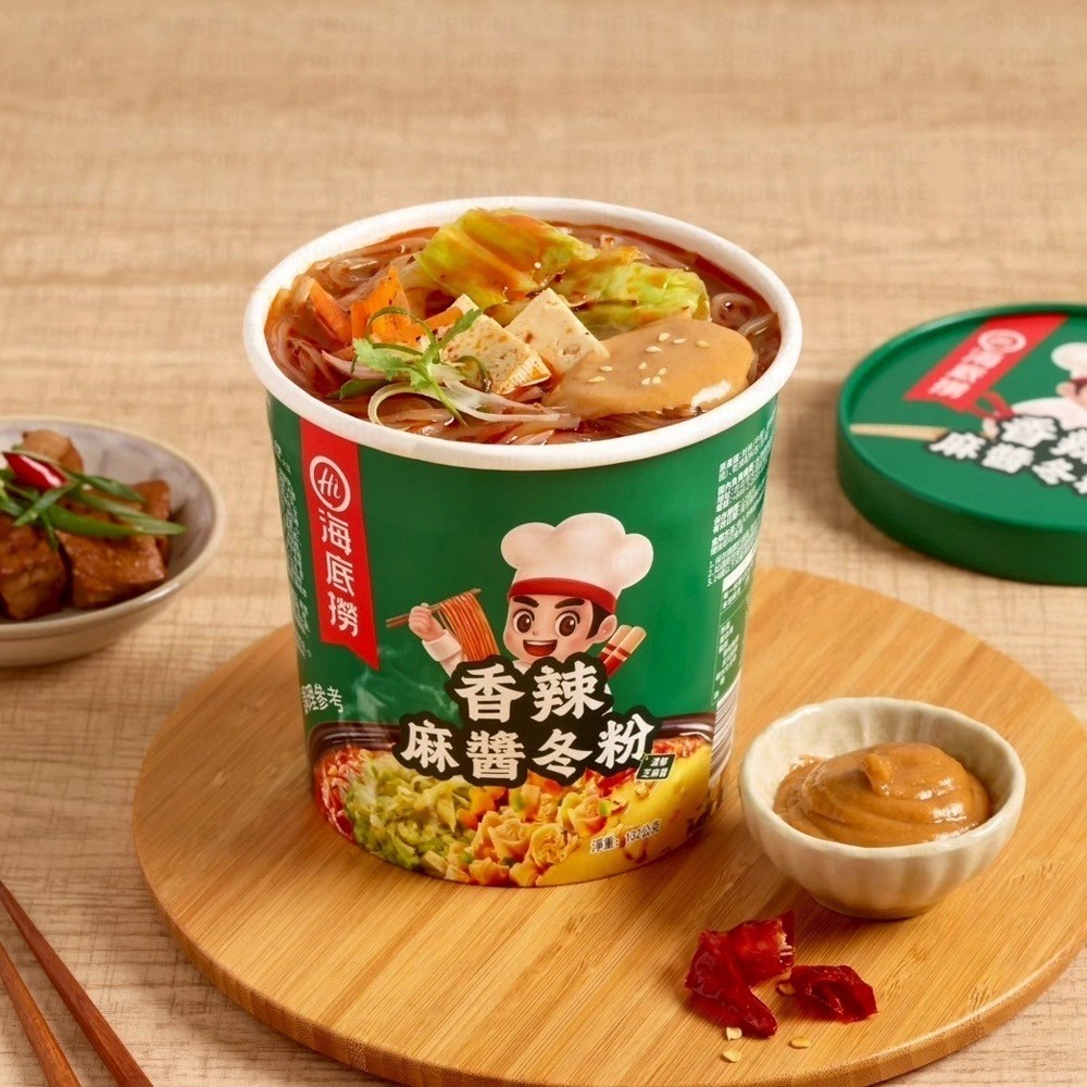 【北部經銷商】海底撈 【酸辣牛肉冬粉/番茄牛肉冬粉/泡椒金湯冬粉/香辣麻醬冬粉】 沖泡 海底撈冬粉 懶人必備 冬粉 消夜-細節圖5