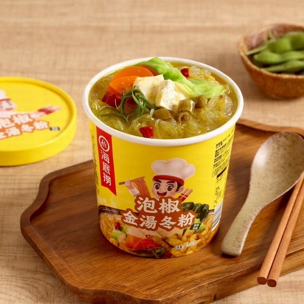 【北部經銷商】海底撈 【酸辣牛肉冬粉/番茄牛肉冬粉/泡椒金湯冬粉/香辣麻醬冬粉】 沖泡 海底撈冬粉 懶人必備 冬粉 消夜-細節圖4