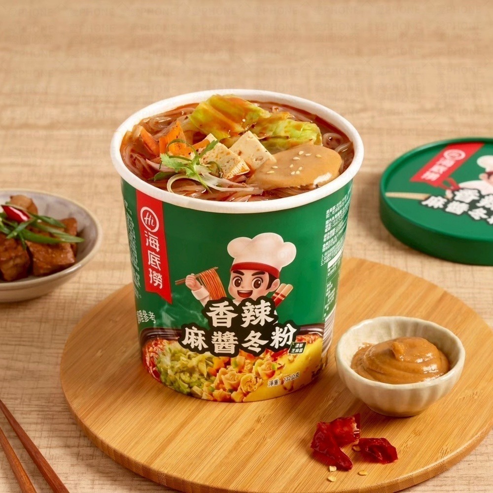 【北部經銷商】海底撈 【酸辣牛肉冬粉/番茄牛肉冬粉/泡椒金湯冬粉/香辣麻醬冬粉】 沖泡 海底撈冬粉 懶人必備 冬粉 消夜-細節圖5