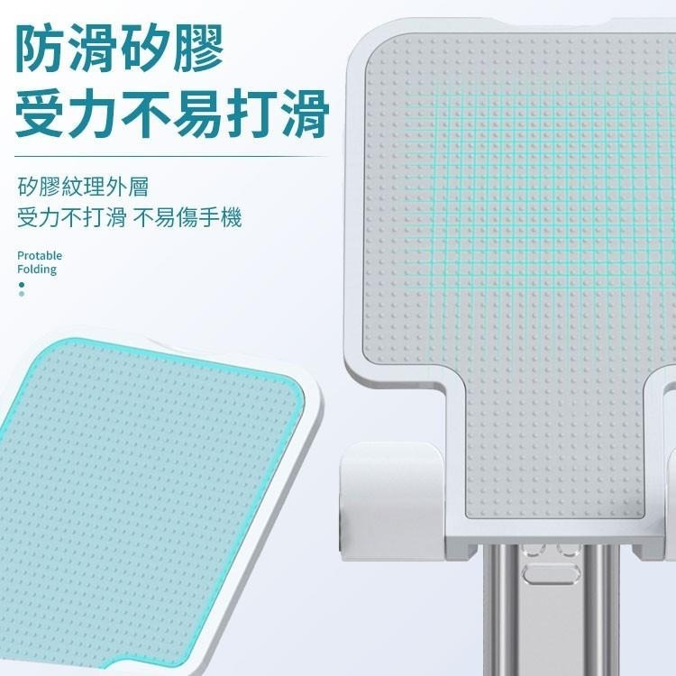 手機 手機支架 摺疊桌面手機支架 手機架  摺疊手機架 雙軸直播架 桌上型立架 支架 懶人手機架 升降支架 直播架-細節圖8