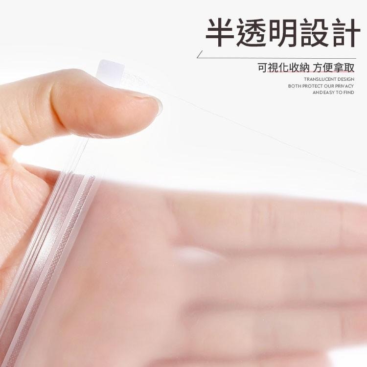 磨砂收納袋 EVA拉鏈袋 EVA防水袋 衣物袋 置物袋 防塵袋 儲物袋 收納袋 旅行收納包 多功能旅行收納袋-細節圖6