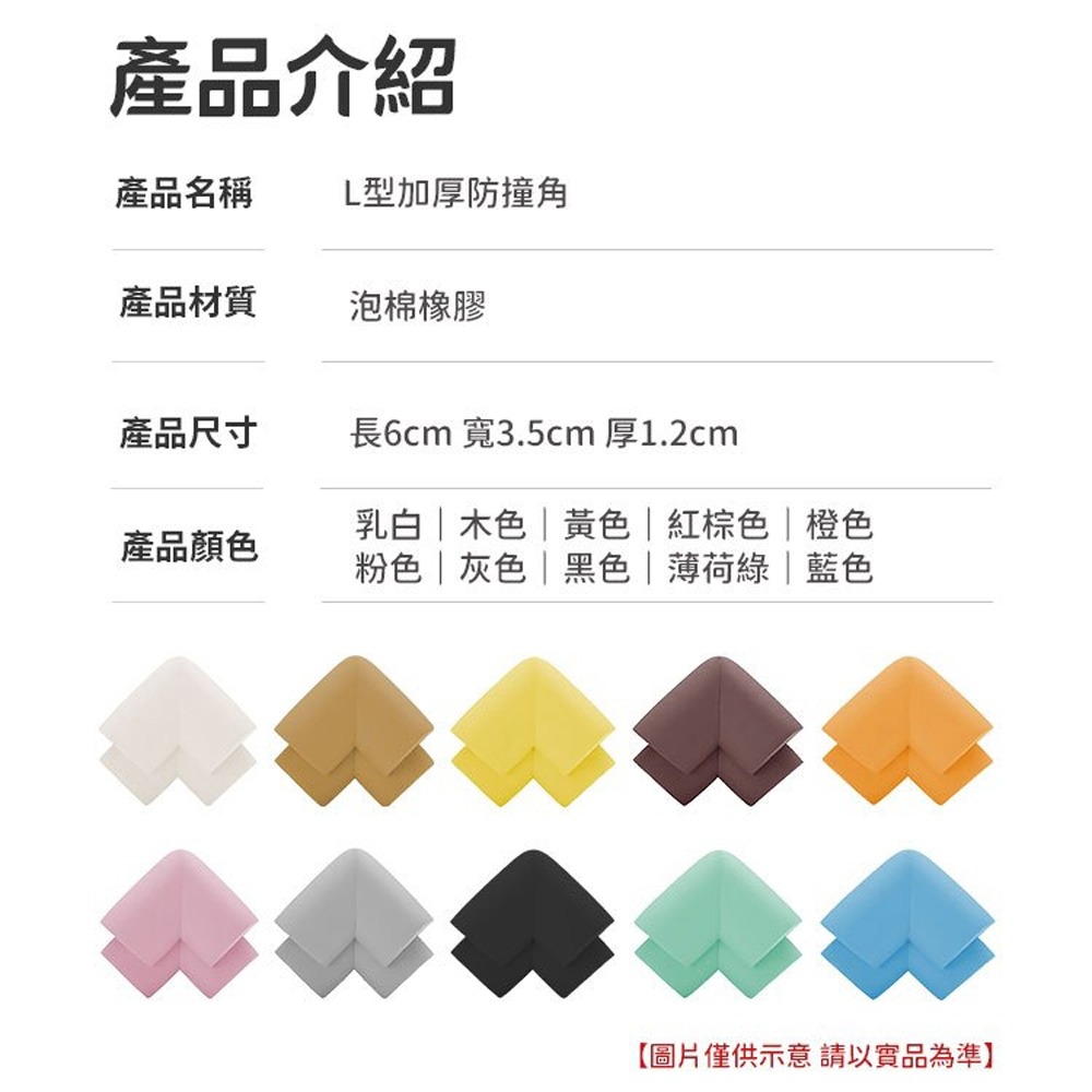 1.2公分 L型加厚防撞角 兒童安全 防撞邊角 桌角防護 兒童防護角 防撞條 附雙面膠 嬰幼兒保護角 L型防撞 防撞角-細節圖5