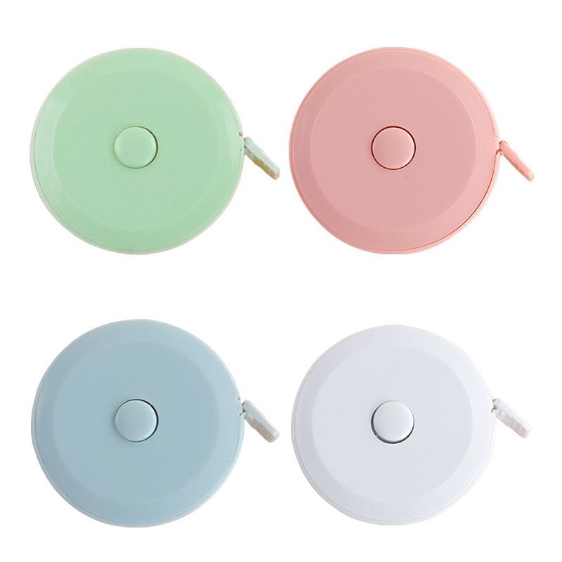 糖果捲尺1.5米 自動伸縮卷尺 糖果色捲尺 皮尺 米尺 公分捲尺 捲尺 伸縮尺 可愛捲尺 量衣尺 裁縫尺 軟尺 量尺-細節圖2