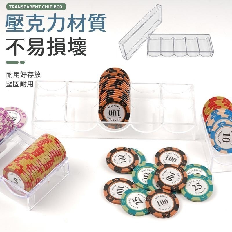 透明籌碼盒 德州撲克籌碼盒 遊戲籌碼盒 麻將籌碼盒 皇冠籌碼盒 遊戲代幣盒 玩具幣盒 籌碼幣盒 籌碼盒 透明盒 收納盒-細節圖4